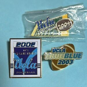 3 UCLA Football pins 2002,2003 & 2004 New old stock
